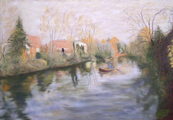 069 L'Ill.jpg - Ill (80x60 cm)   &nbsp;Vendu&nbsp; 